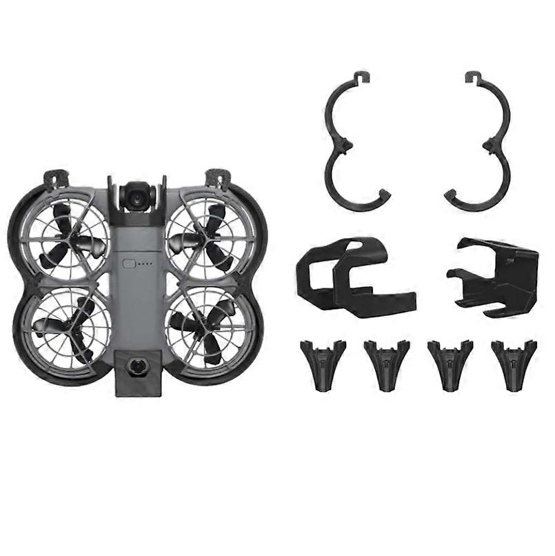 for DJI NEO2 Propeller Blade Guard Collar Propeller Blade Protection Ring Full Protection Accessories (Black - No Image Transmission)