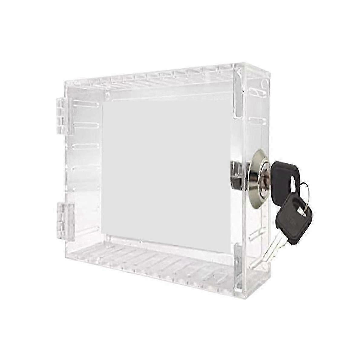 Thermostat Lock Box Universal Thermostat Cover with Lock Box Guard with Key suitable for Thermostat on Wall