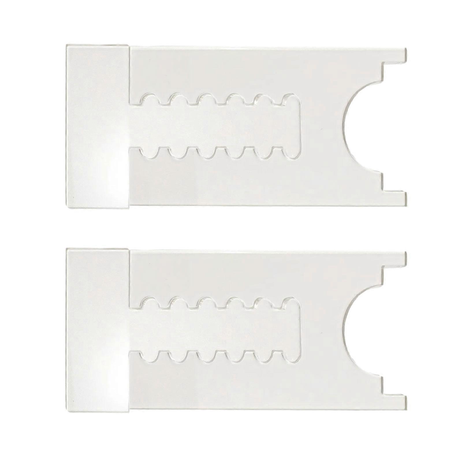 Shock Resistant Adjustable Clear Wall Spacers Bed Stopper Optimize Space For Cabinets Shelves Decors Multicolor
