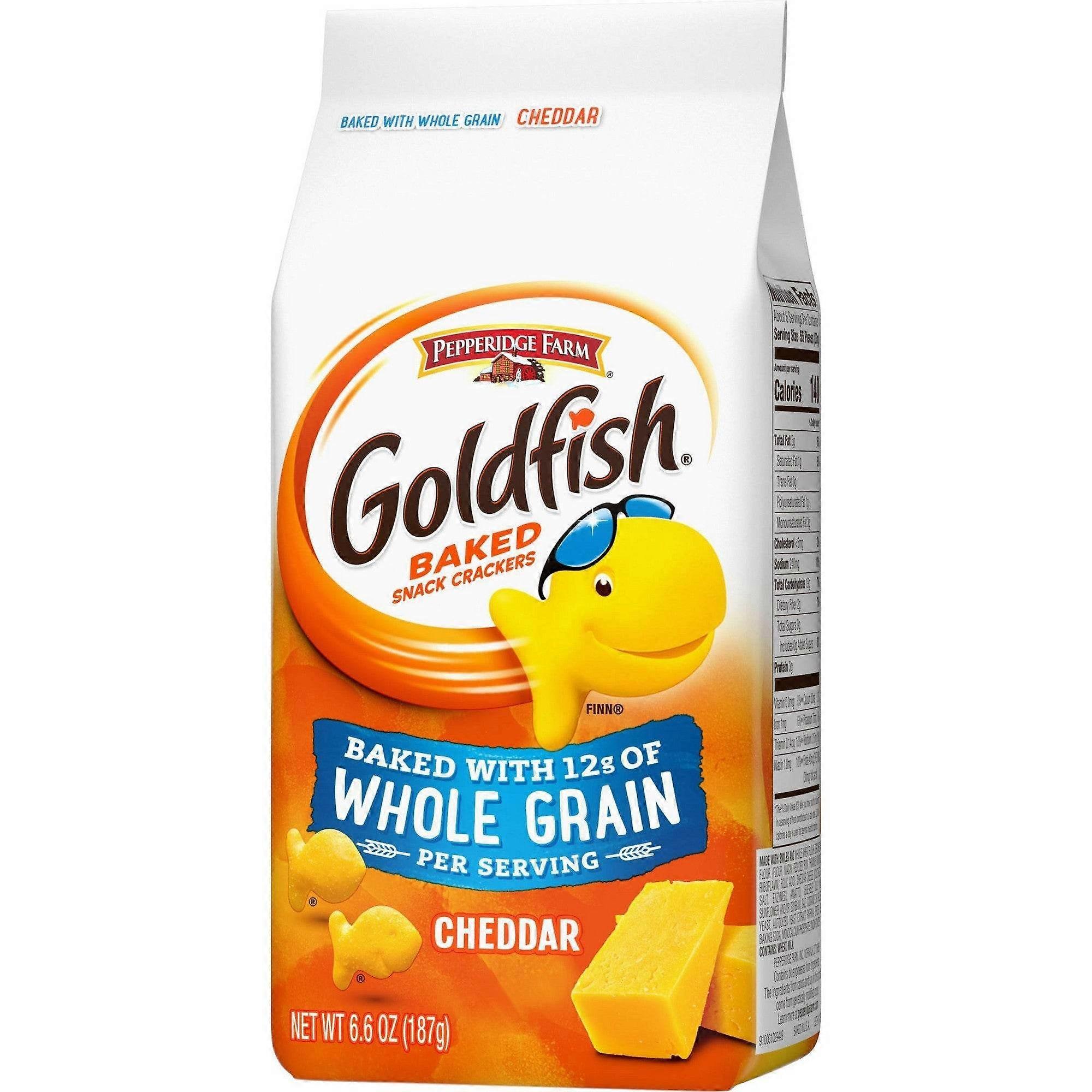 Pepperidge Farm Goldfish Whole Grain Cheddar Crackers, 6.6 Oz