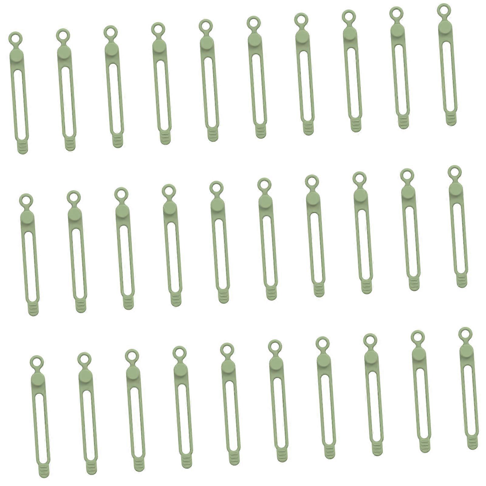 Multipurpose Elastics Cord Straps For Chargers Headphones Data Cables Reusable Silicone Ties Multicolor