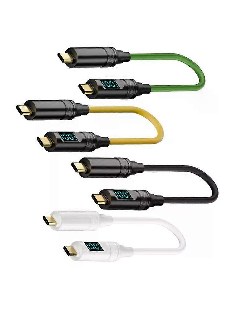 20CM Type-C USB 32 20Gbps Data Cable Support 8K Video USB C 100W Power Digital Display 5A Fast Charging Cord for Mobile Phone