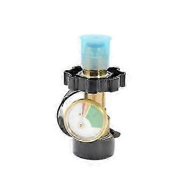 Propane Adapter Connection with Self-Luminous Pressure Gauge Adapter Gas Tank Converter Sl-yk01-1