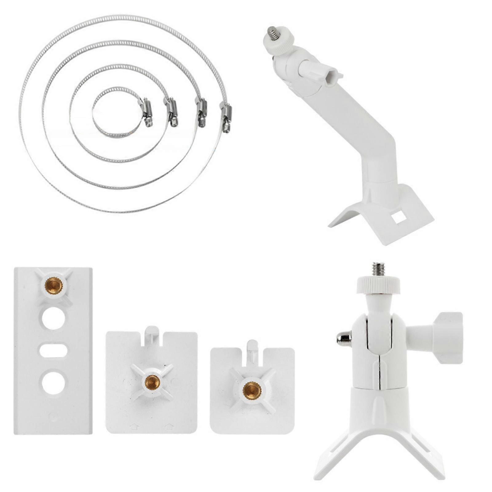Multiple Position Camera Bracket Flexible Rotation Angle Reinforced Metal Base for Solar Panel Surveillances Equipment Multicolor