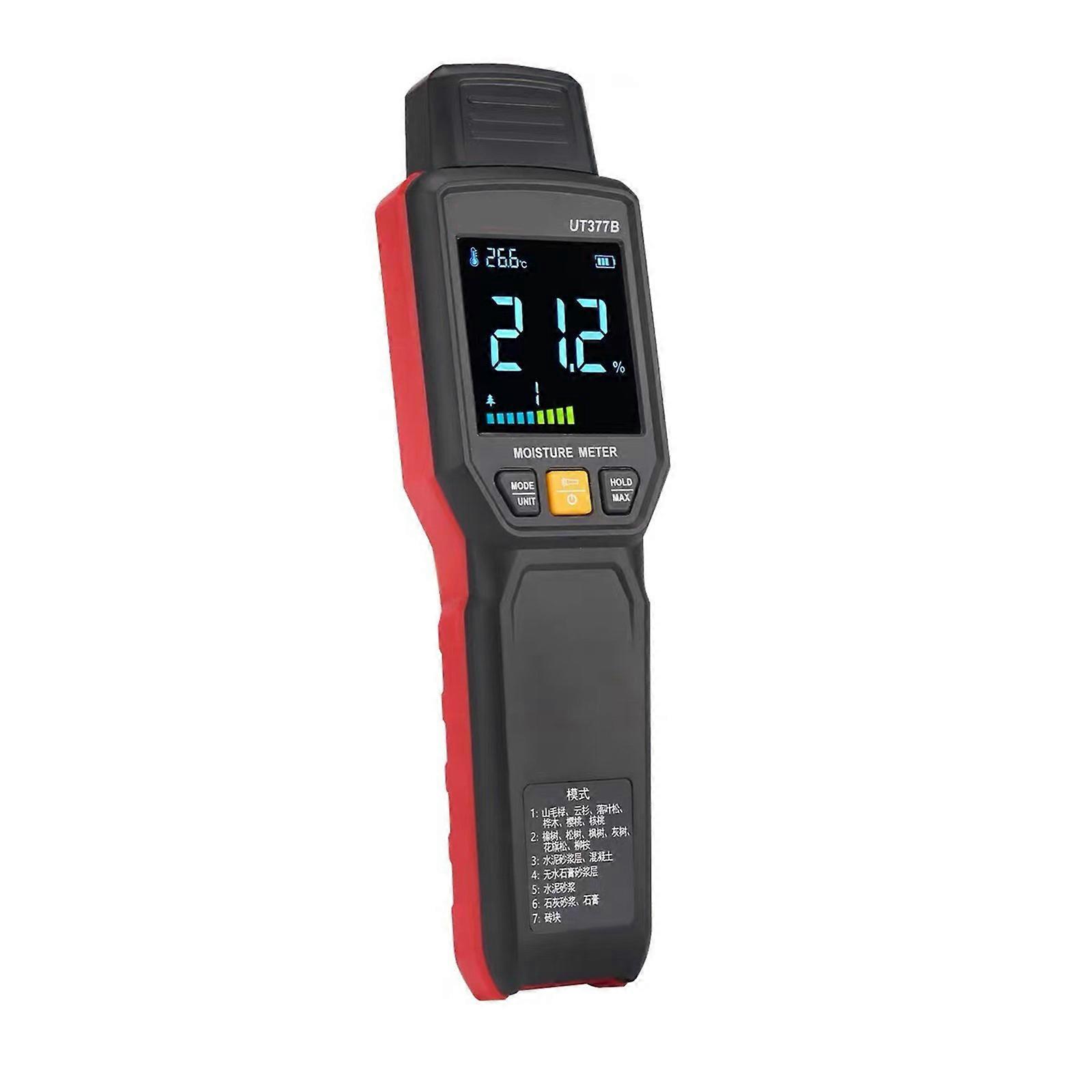 Permanent Handheld Moisture Transducer With Auto Diagnostic Function For Wood Plasterboard And Concrete Multicolor
