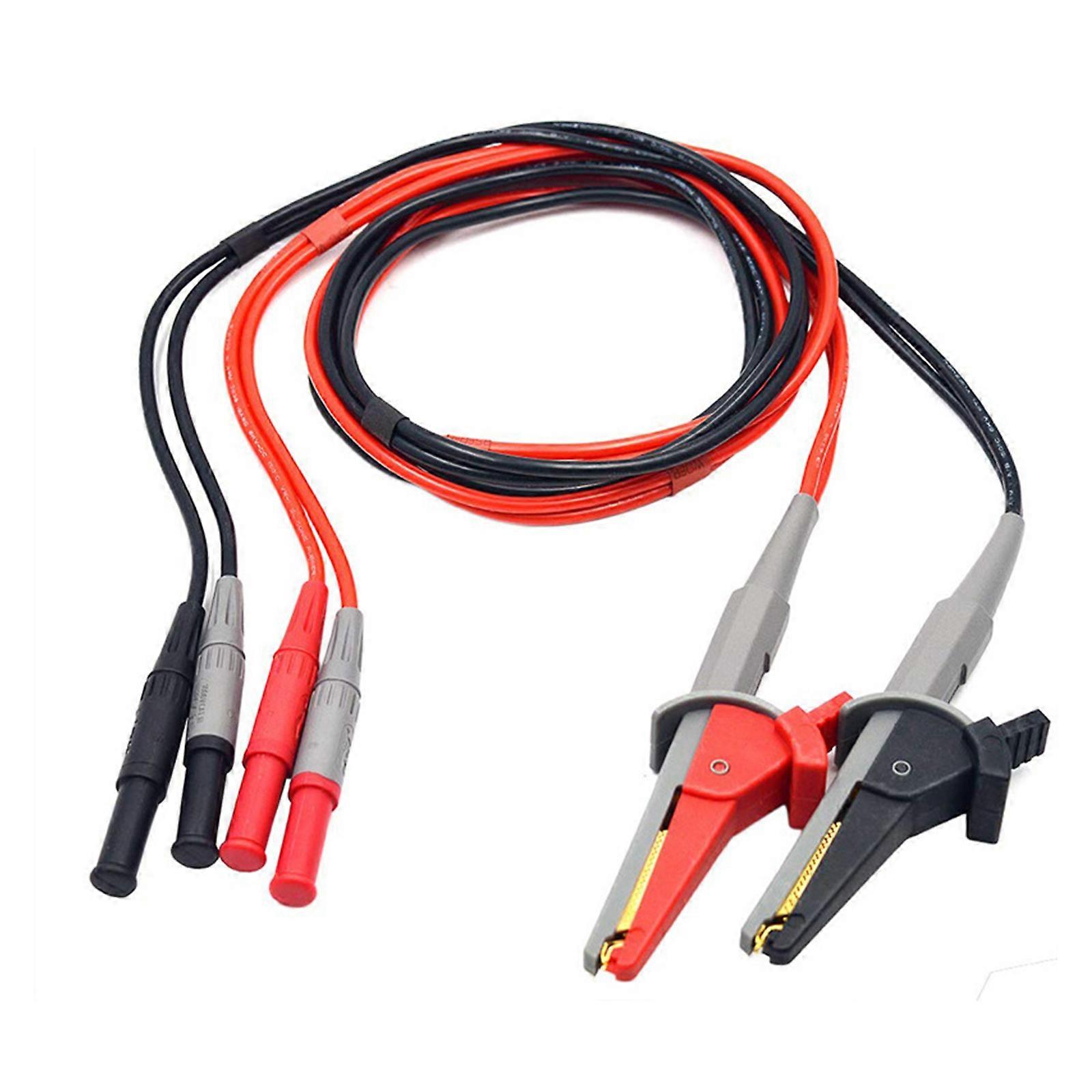 Industrial Multimeter Cable 10A 1000V Digital Multimeter Probes Test Leads 4mm Banana Cord Flexible Usage for Lab Multicolor