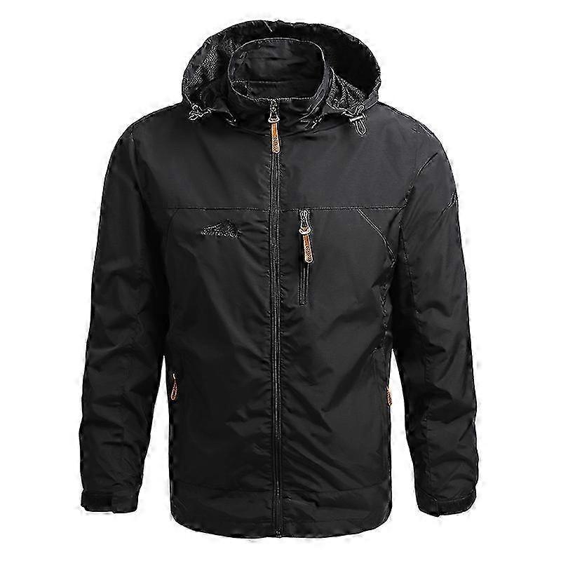 Spring Autumn Jacket for Men - Lightweight Windproof Coat with Multiple Pockets