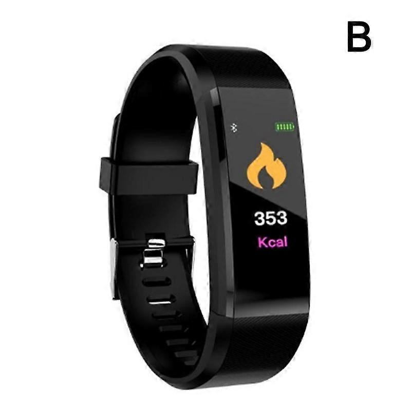 Smart Fitness Tracker with Heart Rate Monitor Sleep Tracking Waterproof 7 Day Data OLED Touch Screen