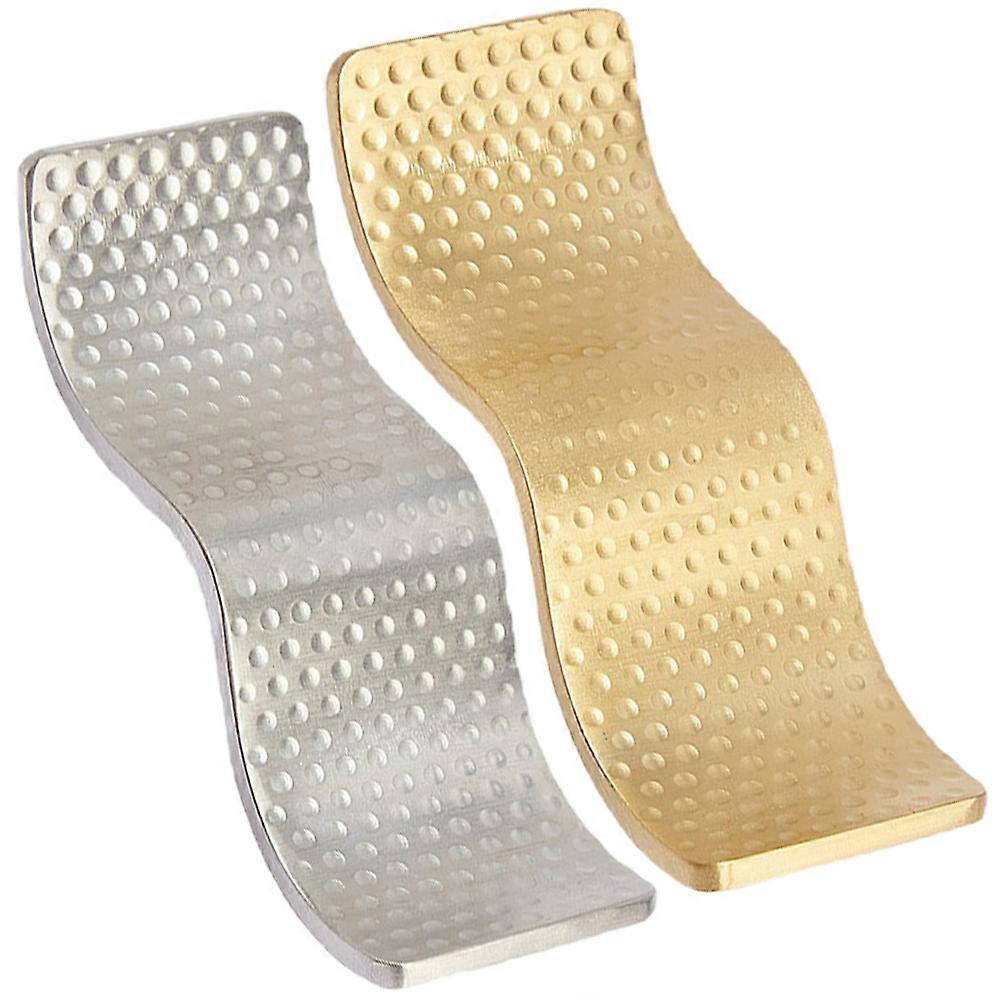 Stainless Steel Chopsticks Rest Chopsticks Holder Practical Easy to Clean Forks Spoons Rest 2Pcs