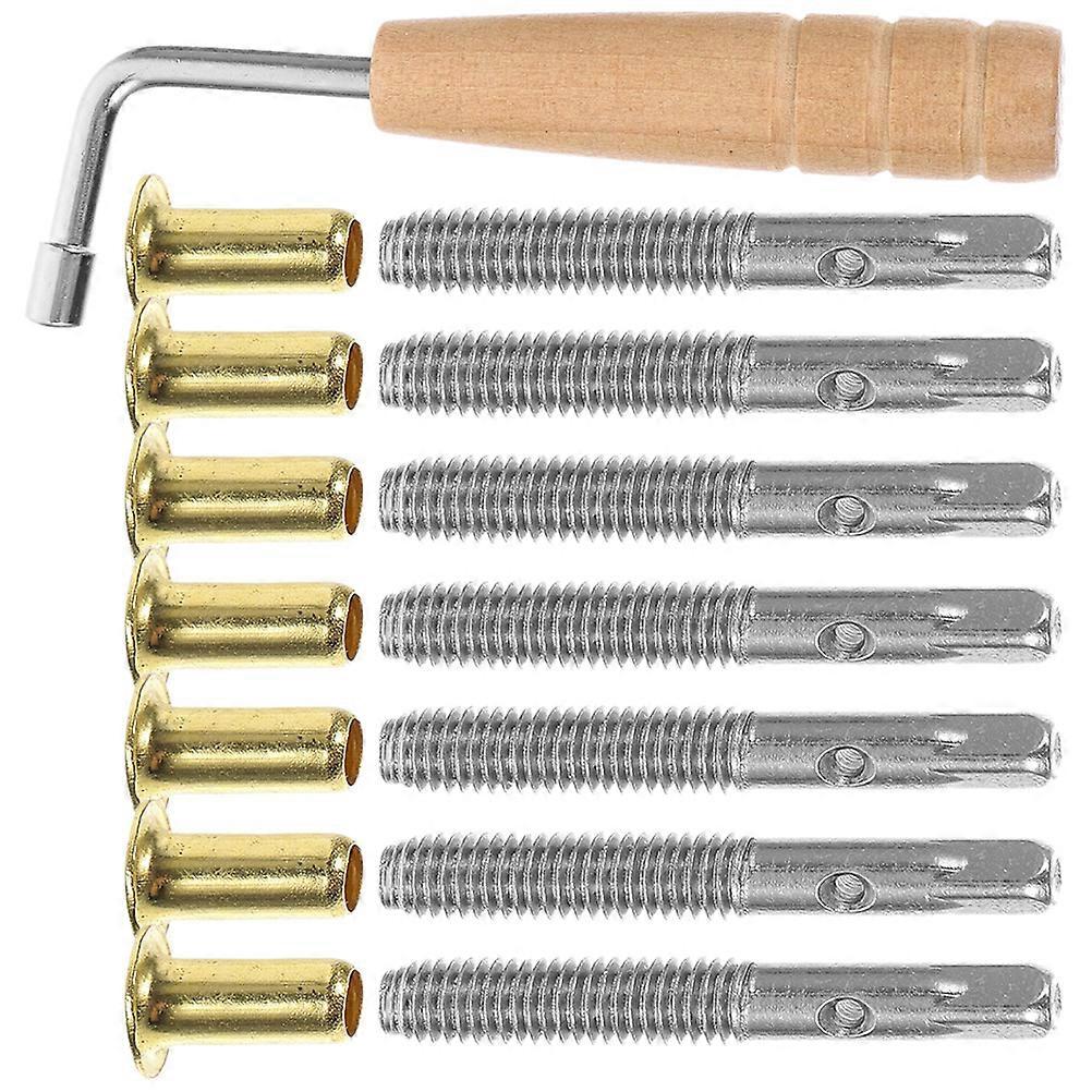 Lyre String Tuning Wrench Set for Harp Repair 1Set Assorted Color