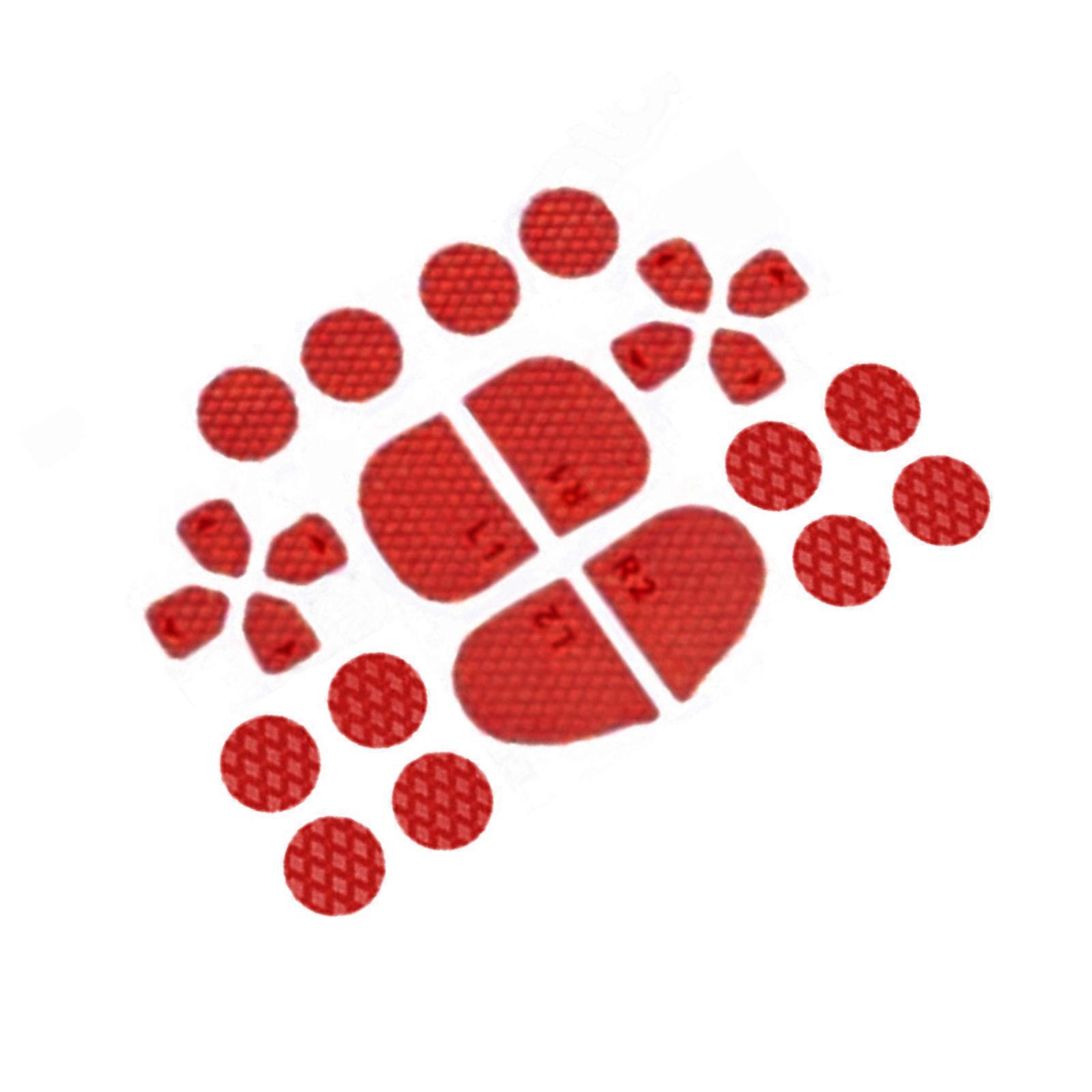 Scratchproof Silicone Sticker Controller Grip Protector Sticker Professional Version for Controller Handle Grip Tape  Red
