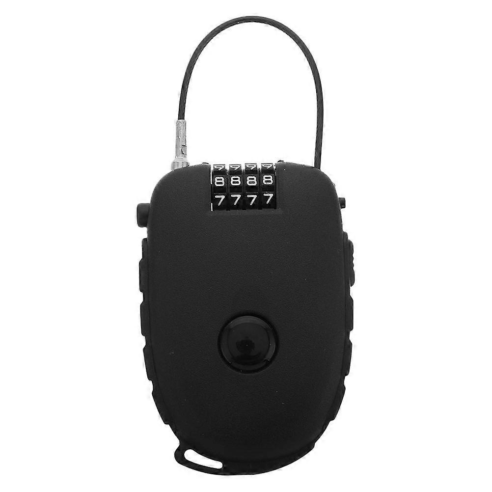 Lightweight Retractable Bicycle Lock High-Strength Steel For Multi-Use Security 1Pcs