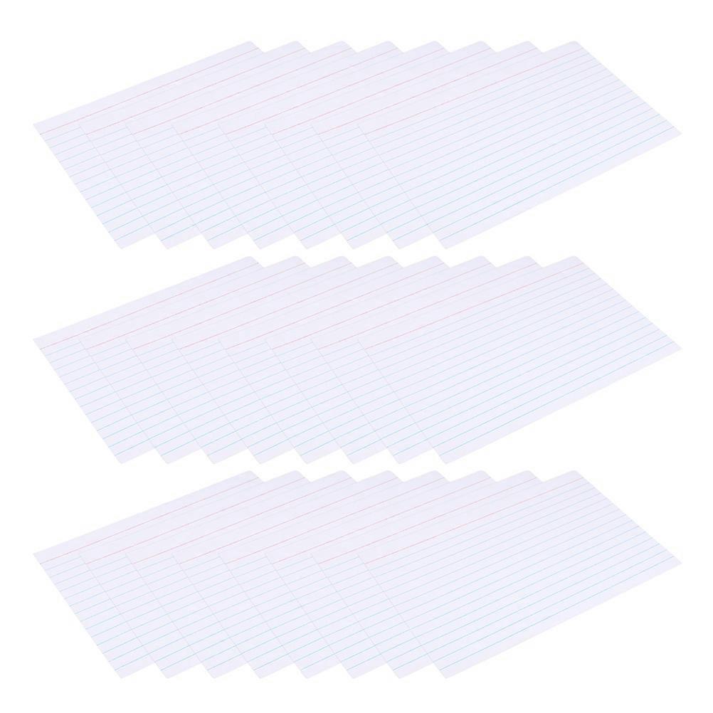 200Pcs White Note Cards Ruled Index Cards for Classroom Use