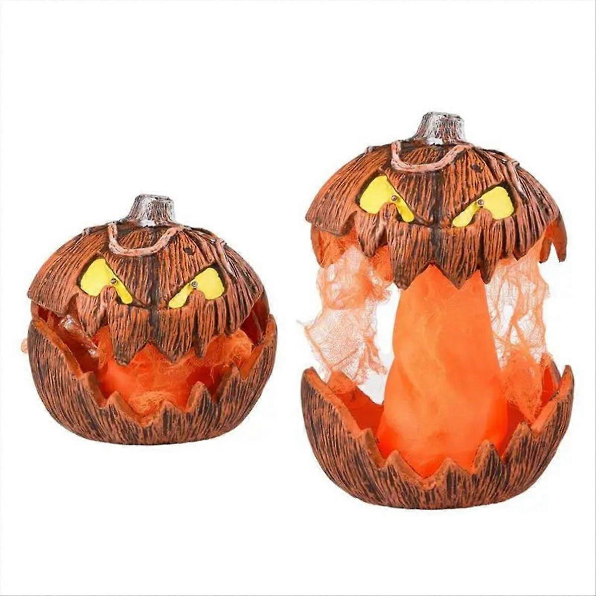 LED Devil Pumpkin Lantern Halloween Lamp
