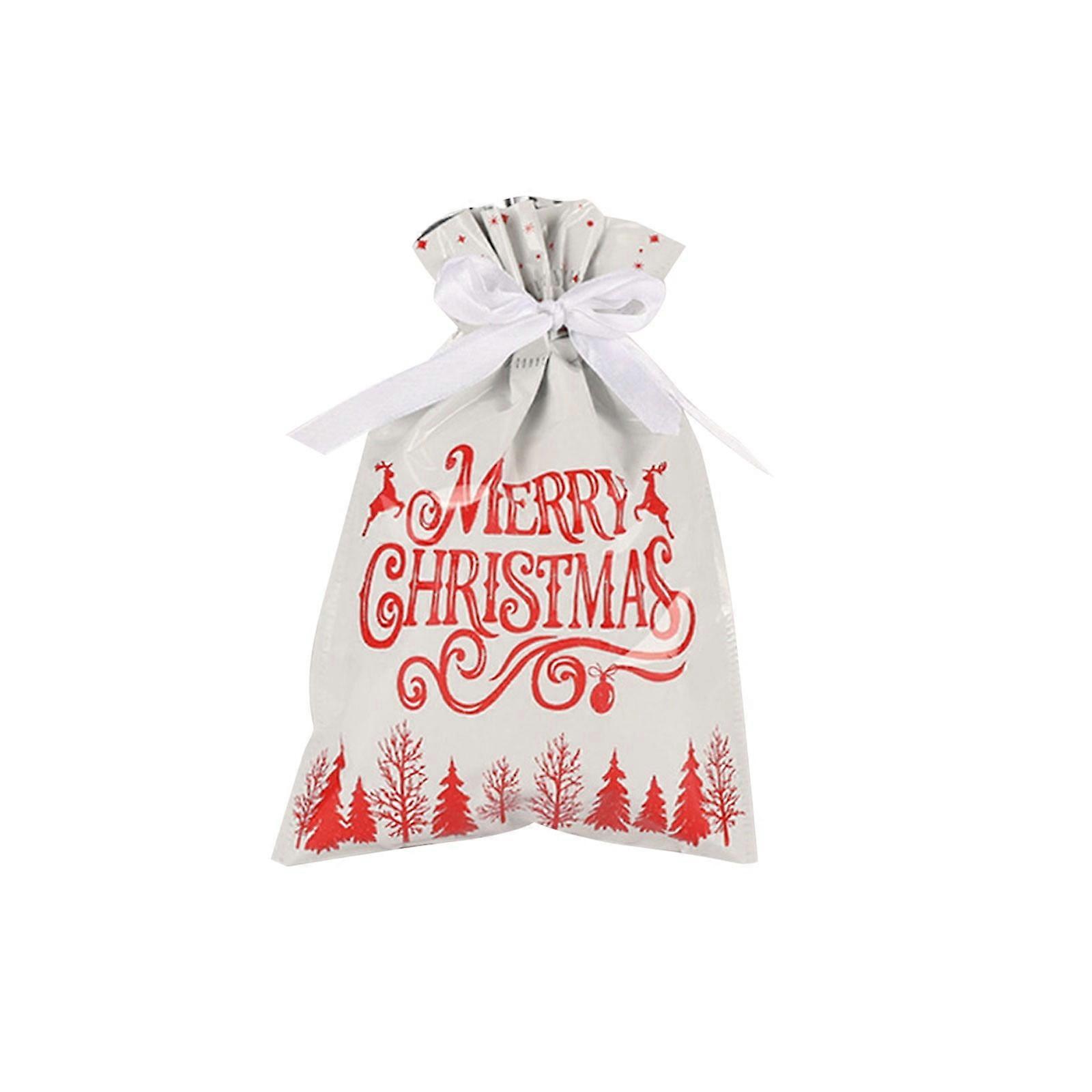 Christmas Clearance Ozmmyan Christmas Decoration Drawstring Drawstring Candy Bag (16*24cm)