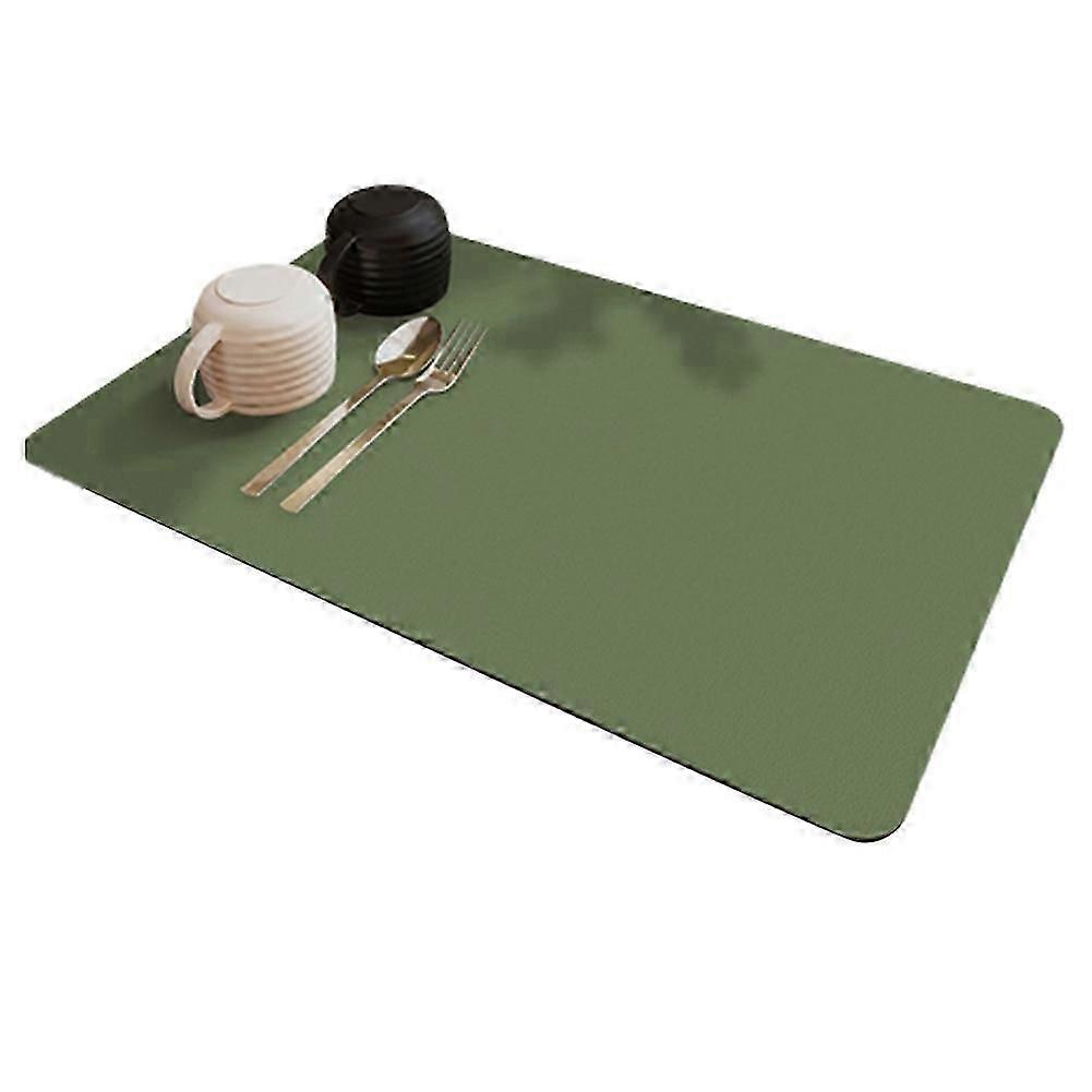 Kitchen Super Absorbent Mat Coffee Dish Draining Mat Drying Mat B