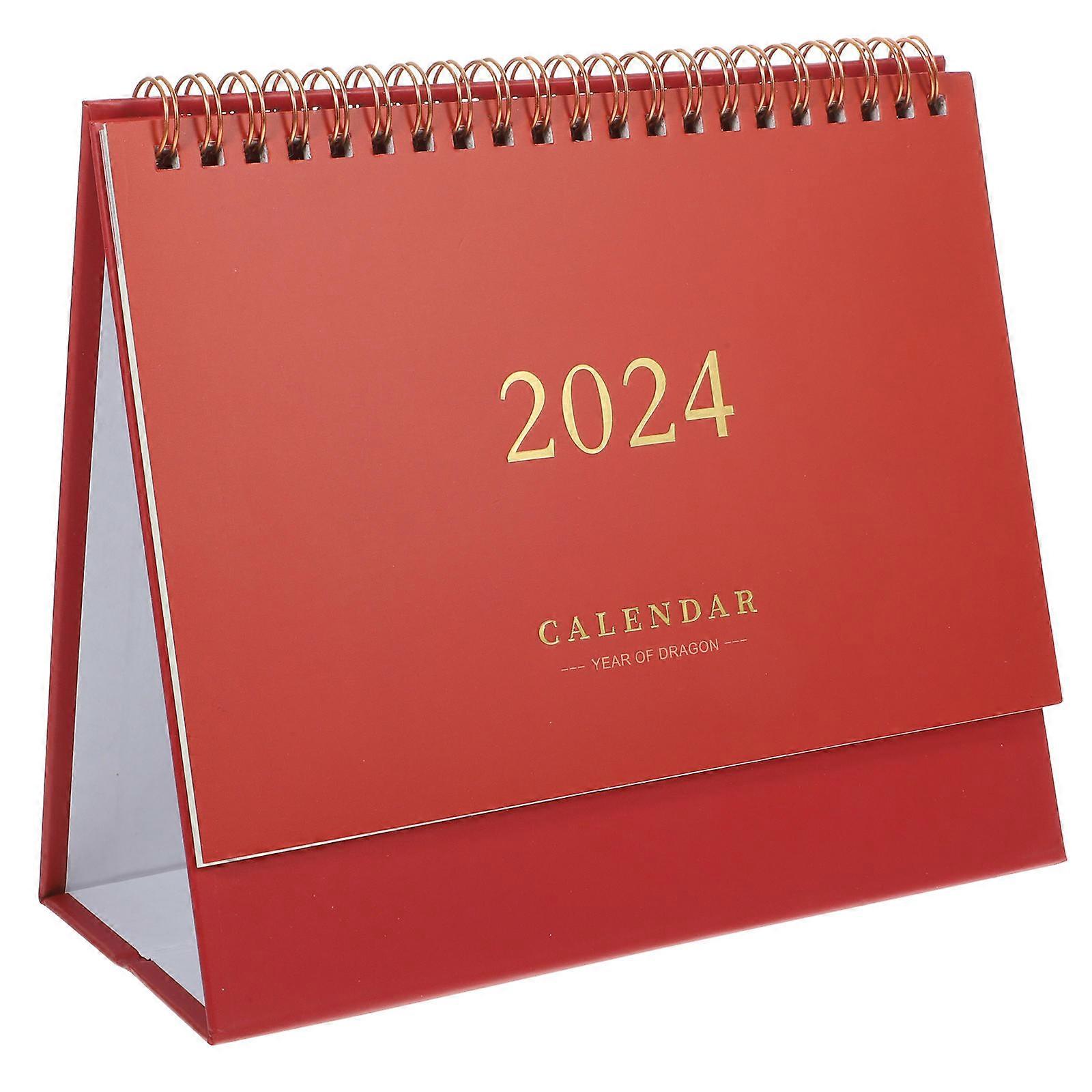 Household Desk Calendar Daily Use Standing Desk Calendar Delicate Desktop Calendar