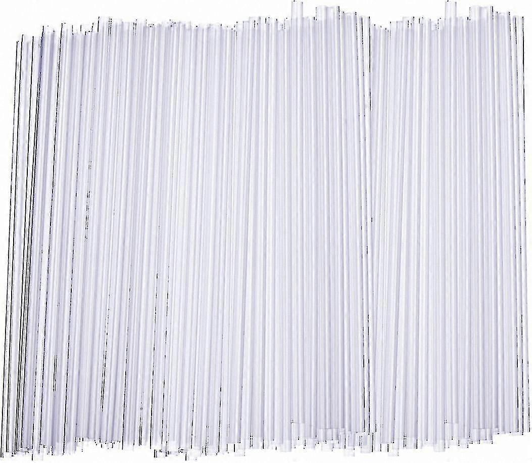 200 Count Clear Plastic Straws - 6 Inch Height - Disposable Drinking Solution