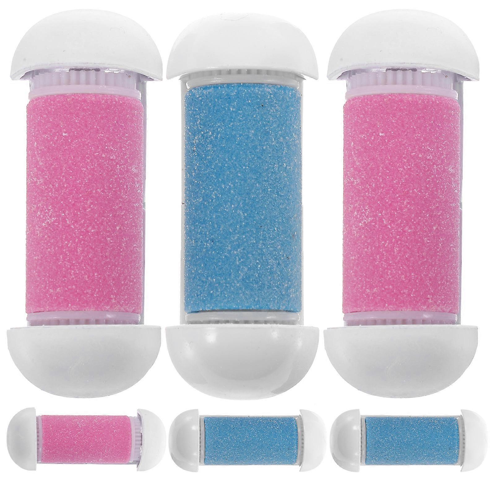 Foot Care Tool Replacement Roller Heads for Cuticles Removal 12Pcs