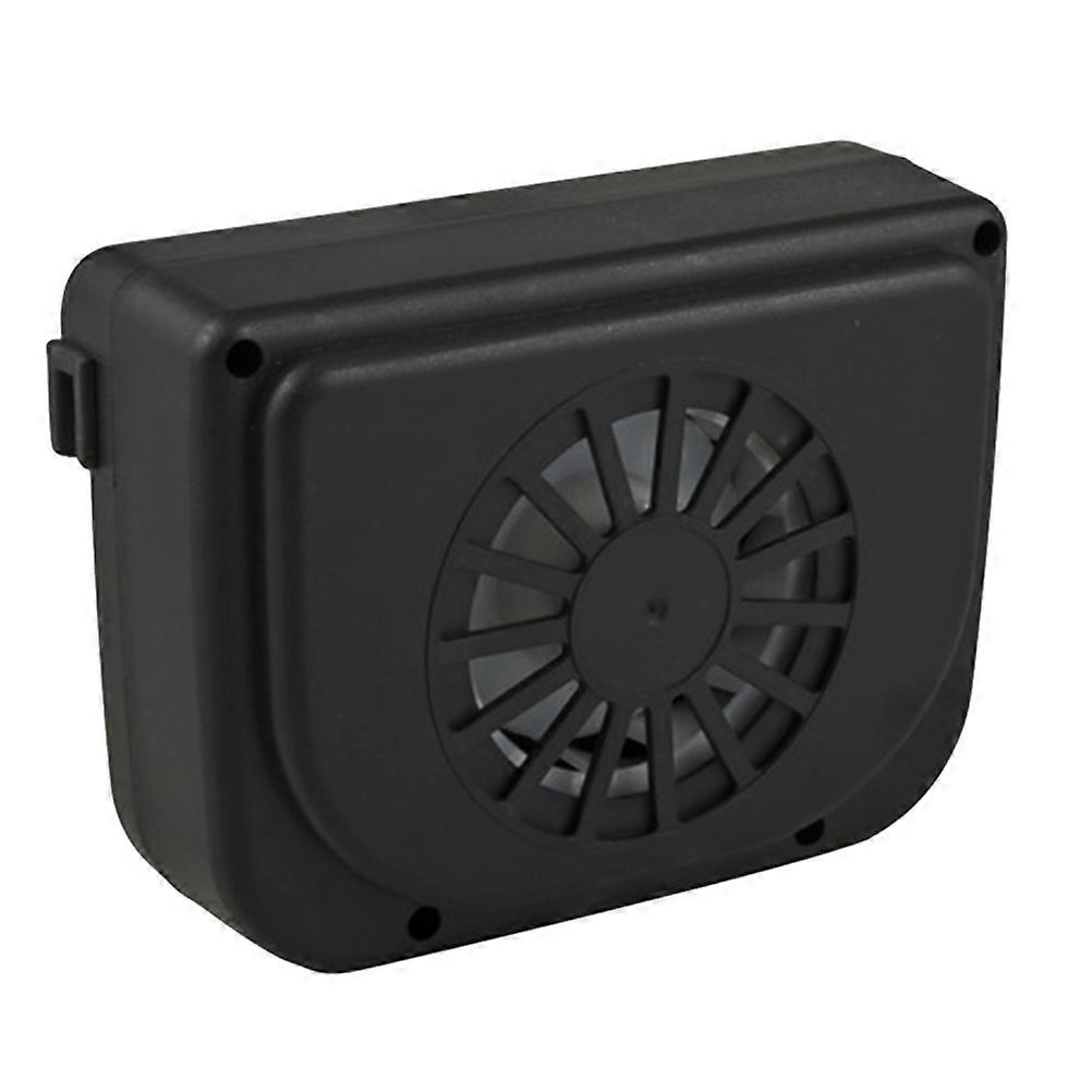 Useful Solar Powered Car Exhaust Fan for Ventilation 3Pcs Black Kit