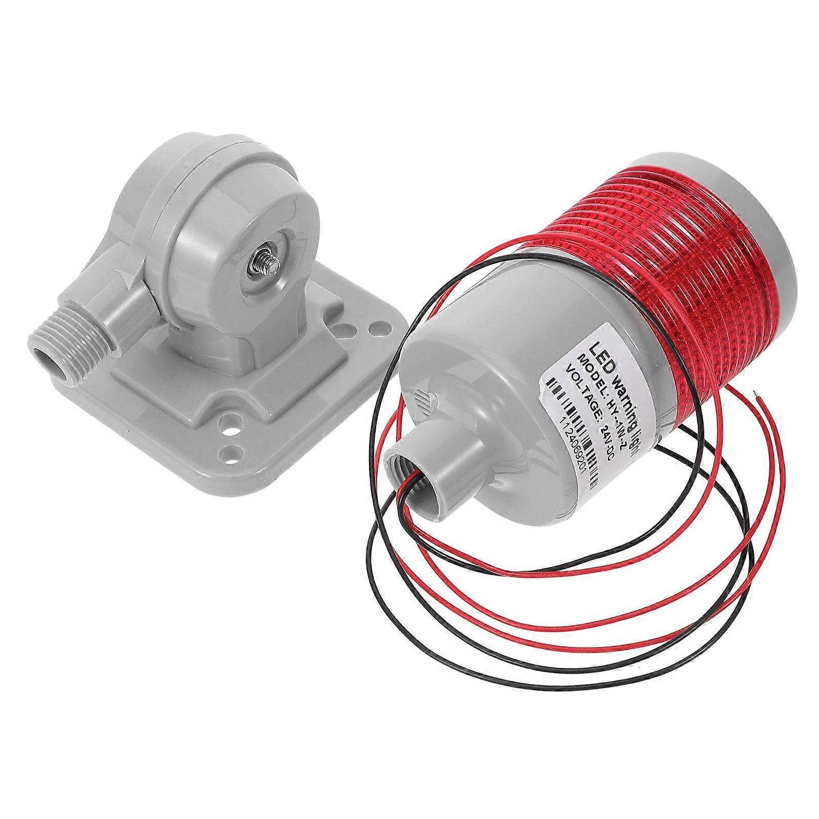 Column Tower Lamp 24V 1 Layer Industrial Signal Warning LED Light Flash Indicator Without Buzzer