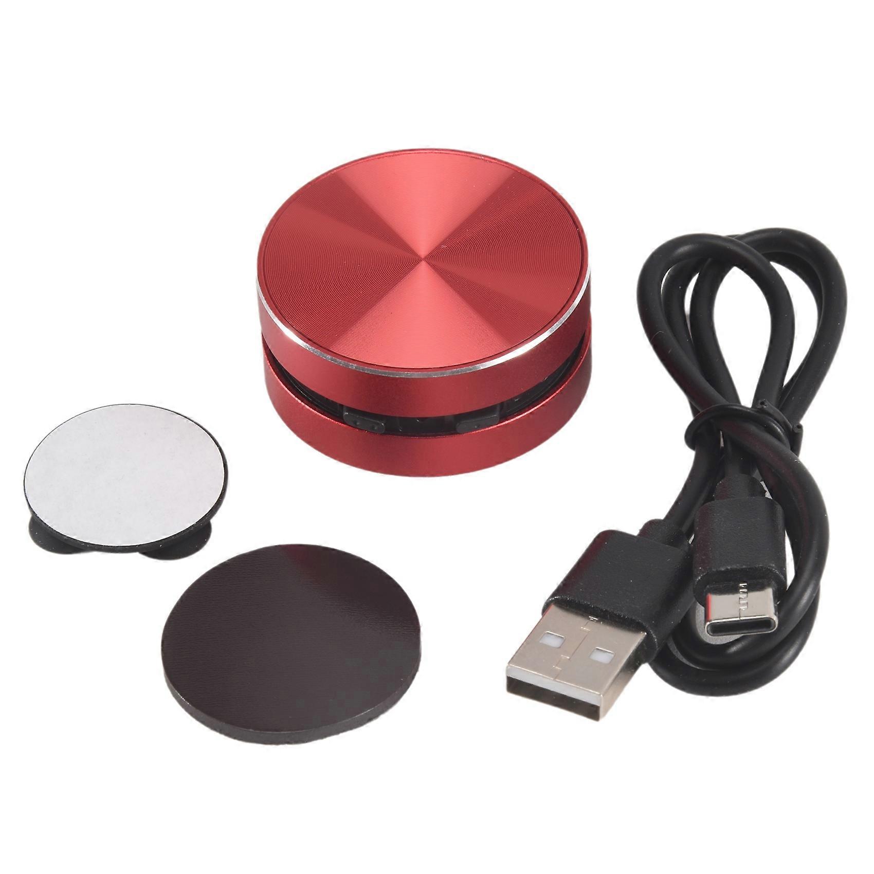 Portable Compatible Bone Conduction Speaker Stereo Sound Bluetooth Speaker(Red)