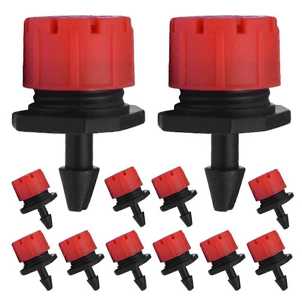 Adjustable Flow Drip Irrigation Emitters 150pcs Drippers for Garden Watering PP Material