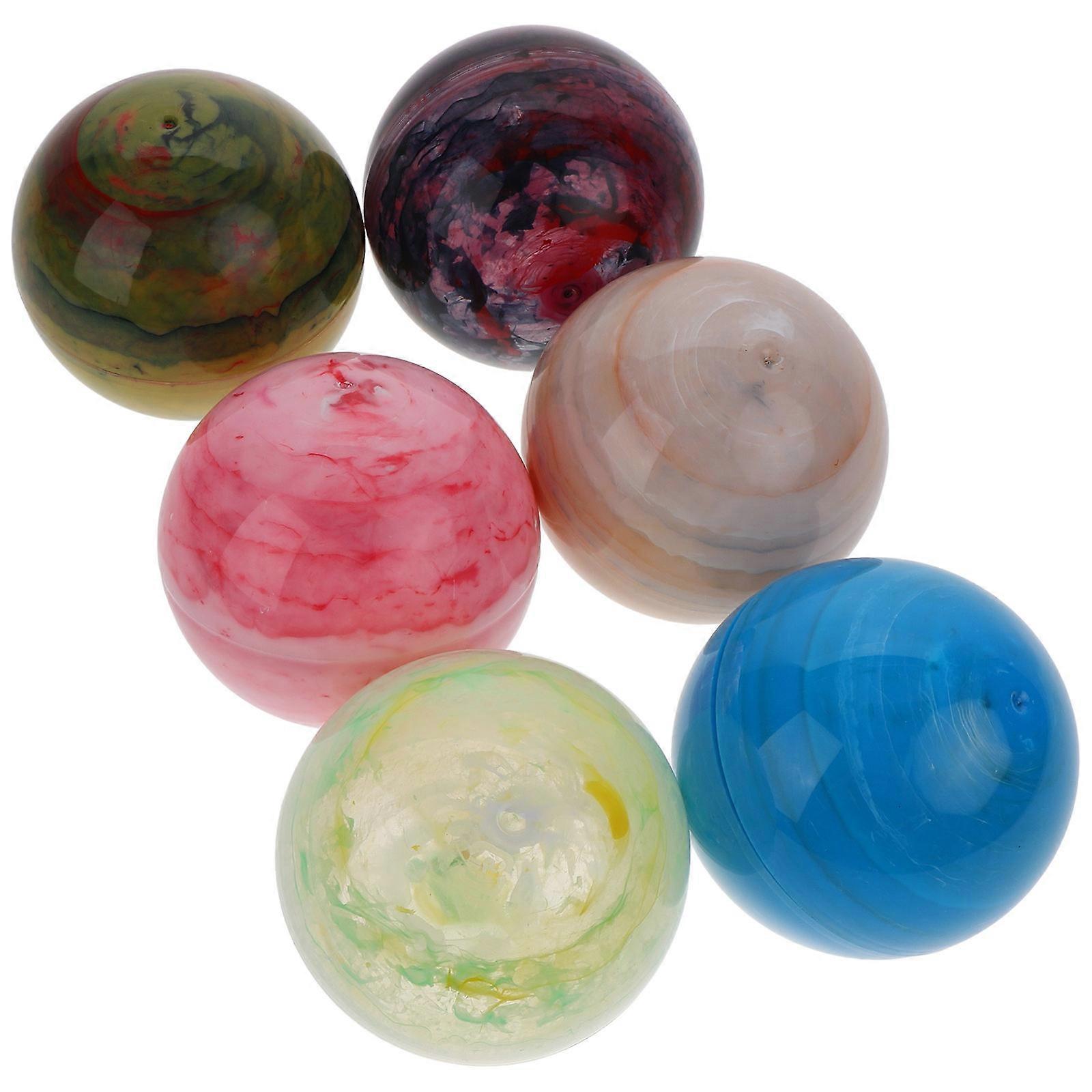 Vending Machine Capsules Empty Capsules Balls Suitable for Gumball Machine 6Pcs