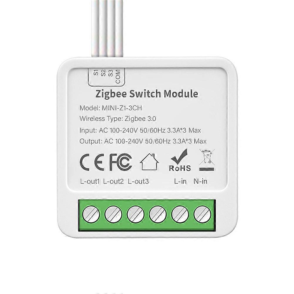 3-Way On/Off Switch Graffiti Smart ZigBee Smart 3-Way On/Off Switch Mini Concealed Box Switch