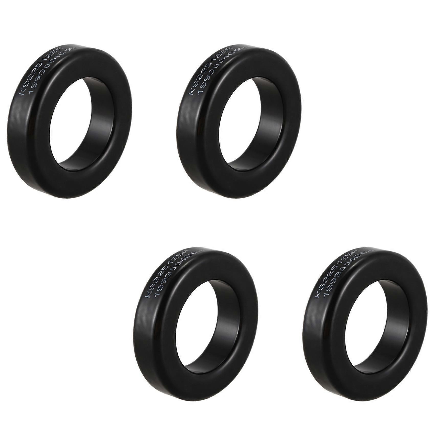 4X Transformer Choking Coil Parts Toroid Ferrite Core AS225-125A Black