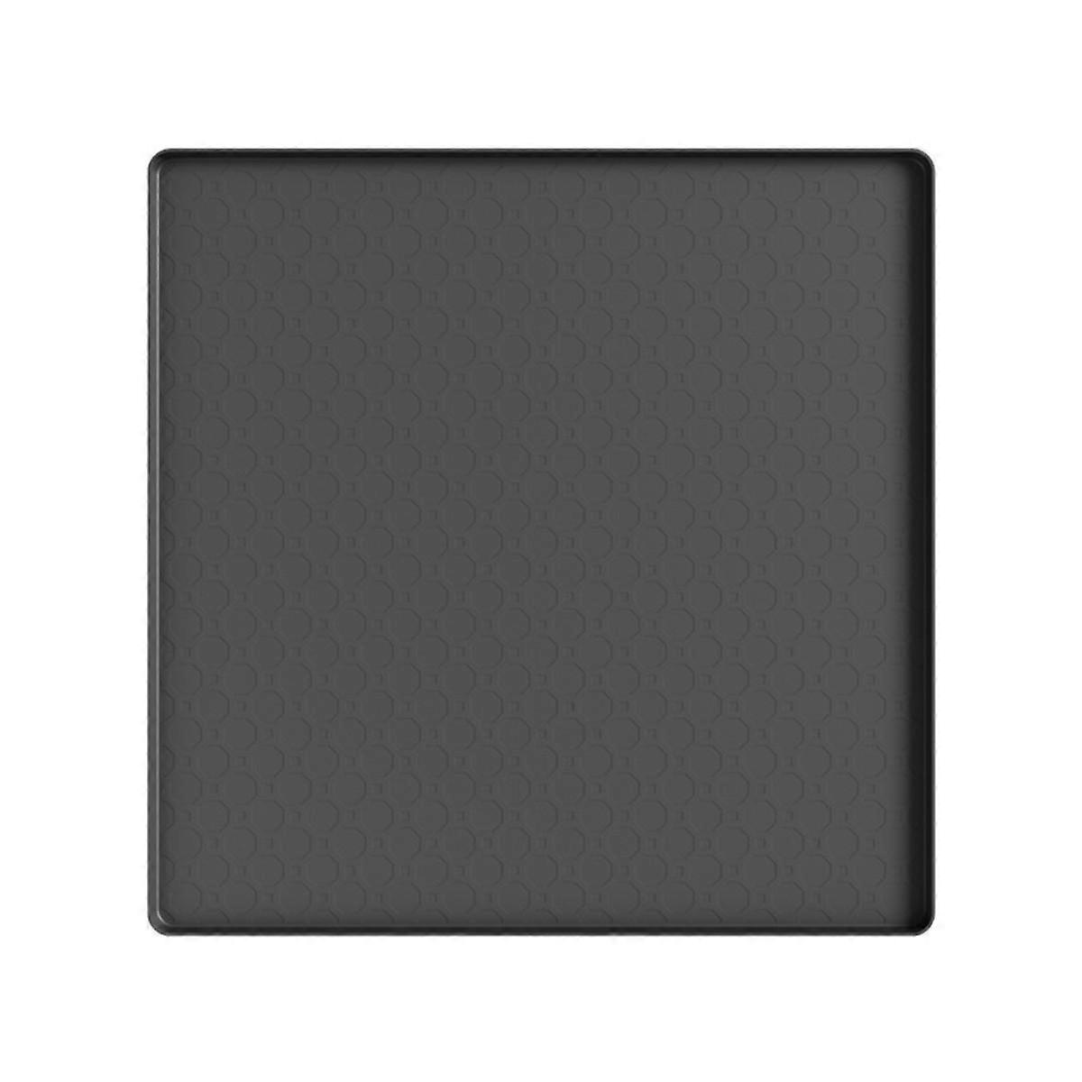 Silicone Fridge Mat 50x50CM Nonslip Drip Pan with Raised Edges for Floor Use