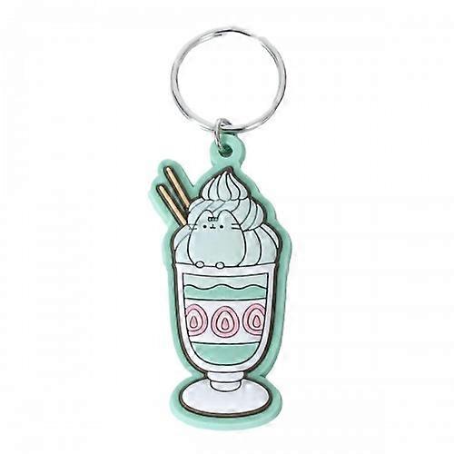 Pusheen Matcha PVC Keyring
