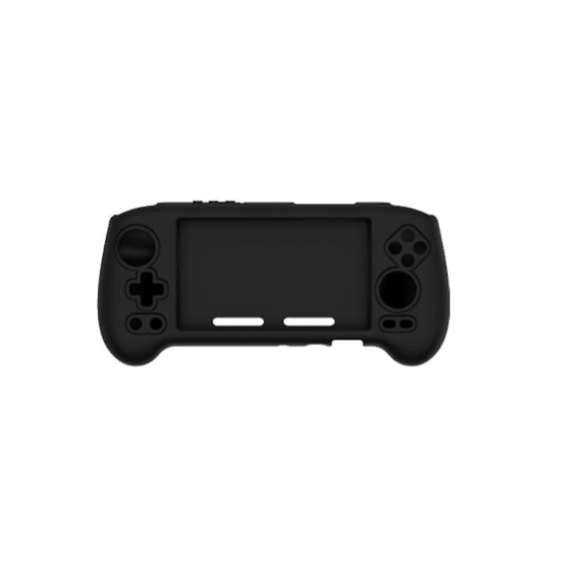Silicone Protective Case for ANBERNIC RG556 Gaming Console, Shockproof Soft Cover with Full Protection (Black)