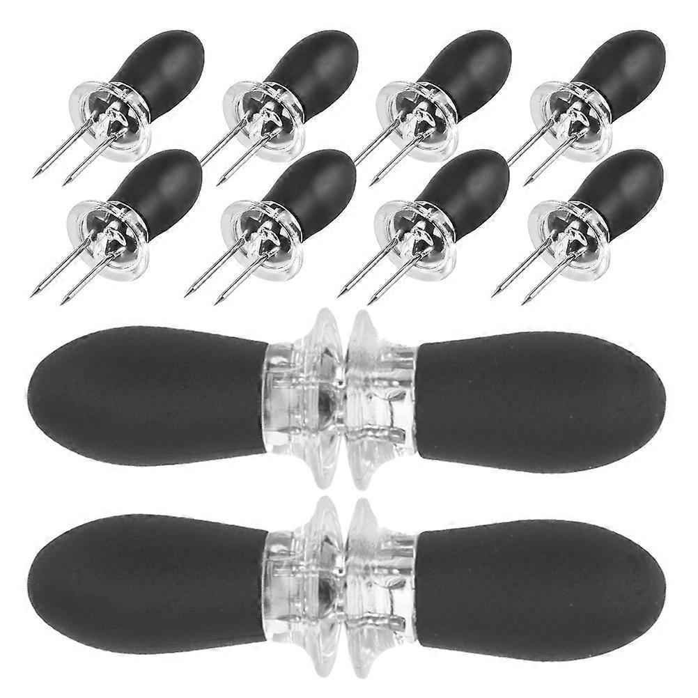 Corn Holder Set Silicone Corn Skewers for Daily Use 12Pcs