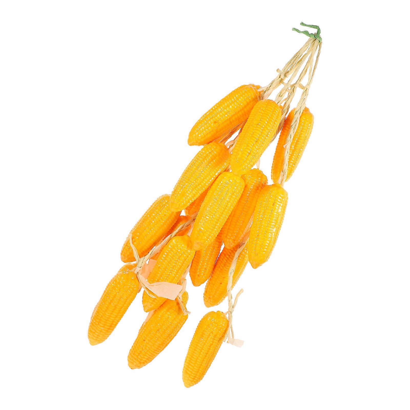 Artificial Corn Strings Lifelike Hanging Decoration 5Pcs for Home