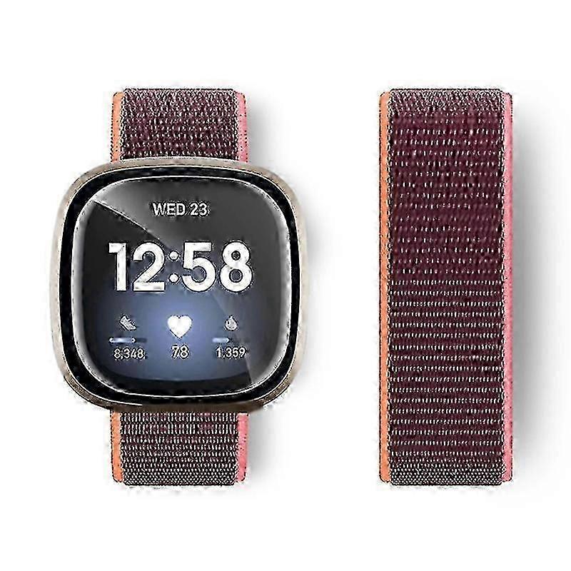 Fitbit Versa 4/Sense 2 Soft Nylon Sport Loop Watch Band Replacement 2025