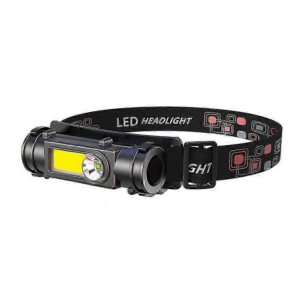 26-27 COB LED Headlamp USB Rechargeable Flashlight Mini Headlight head light Torch