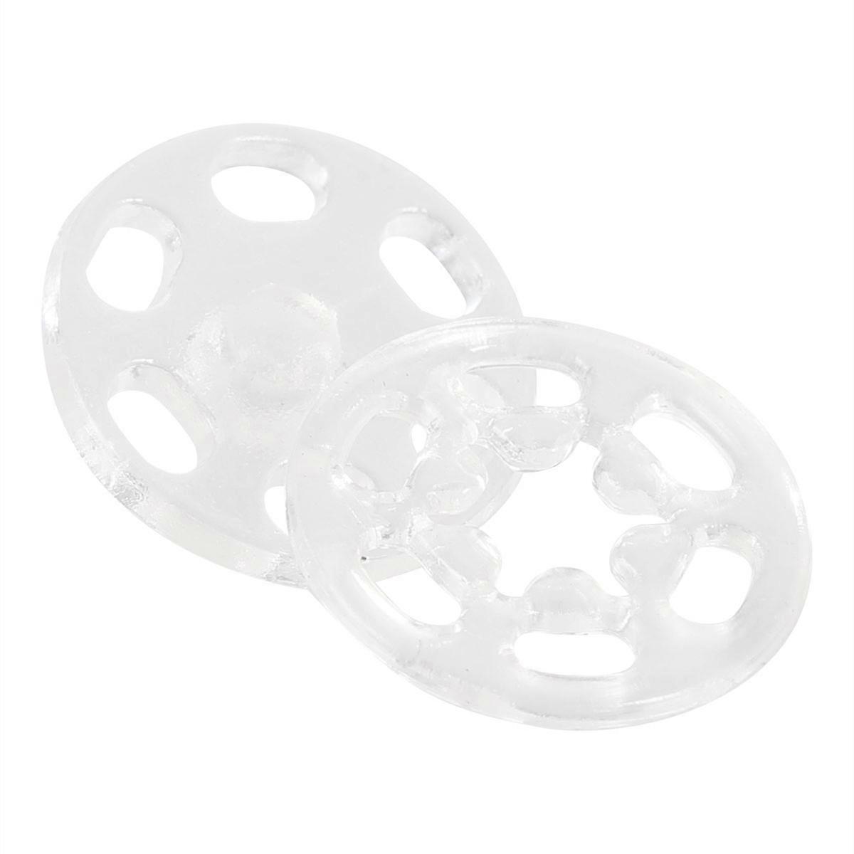 Plastic Button T-Shirt Button for Sewing 1000Pcs Transparent Set