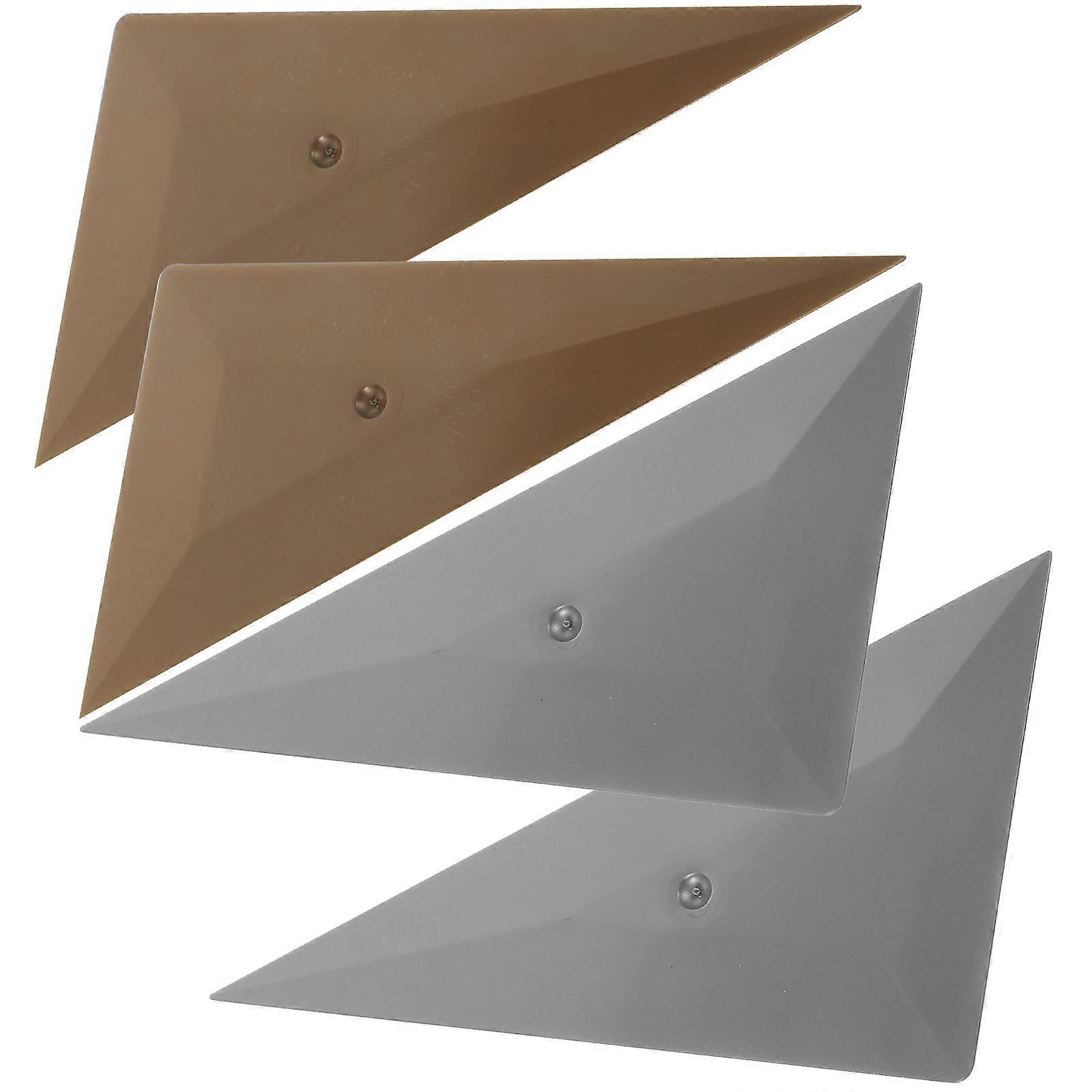 Auto Squeegee Window Tinting Tools Professional Interior Installation Triangular 4Pcs