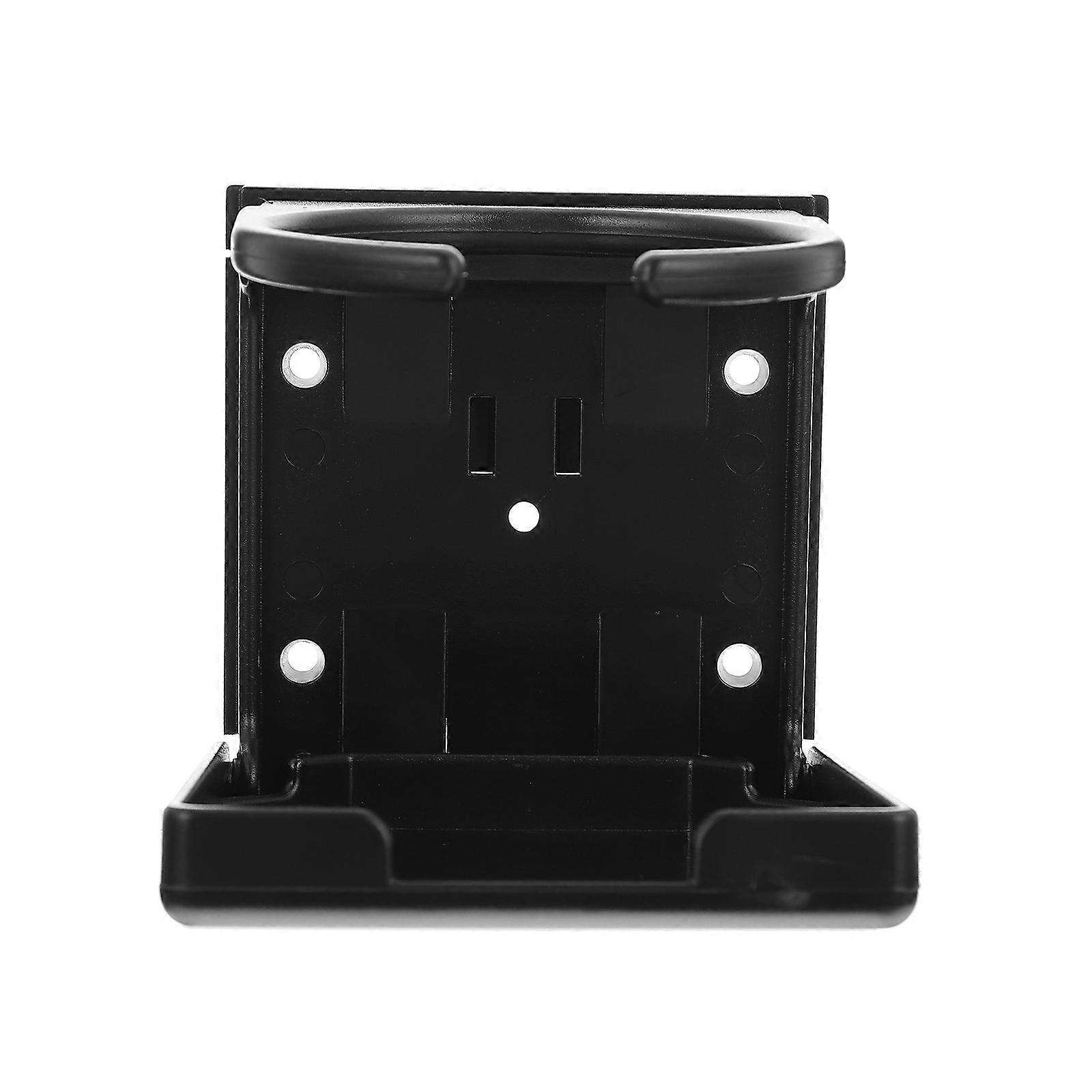 Foosball Table Cup Holder for Folding Beverage Storage 4Pcs Black Plastic