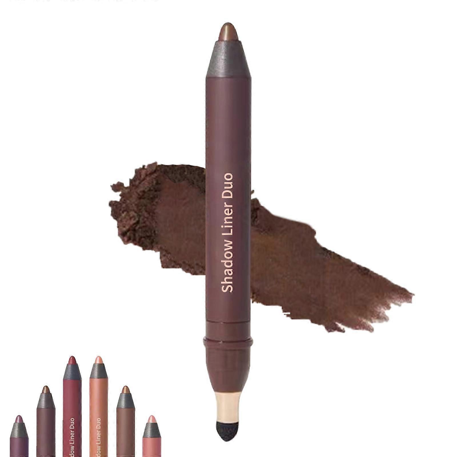 Waterproof Eyeliner and Eyeshadow Stick 2in1 LongLasting SmudgeProof Precision Tip Duo