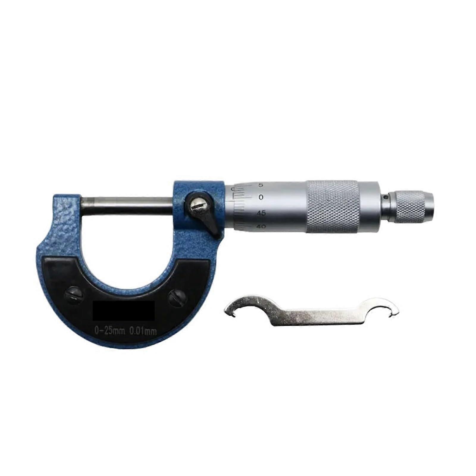 025mm Outside Micrometer 0.01mm  Precision Measuring Tool for Mechanical Engineering
