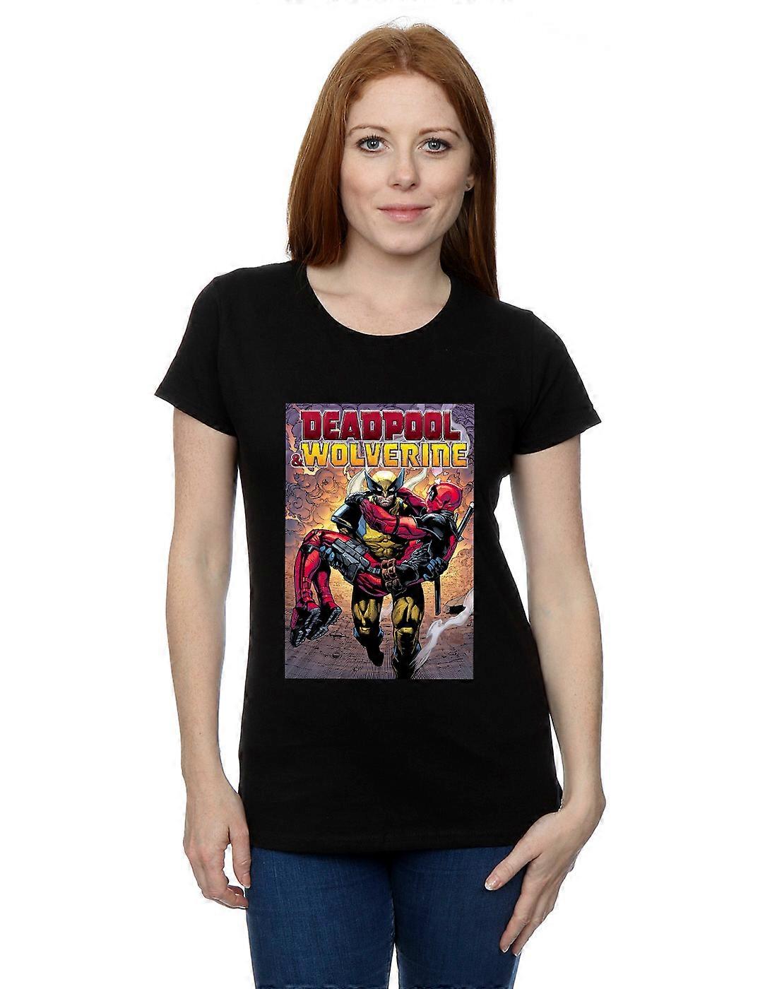 Marvel Women's Deadpool & Wolverine Poster T-Shirt