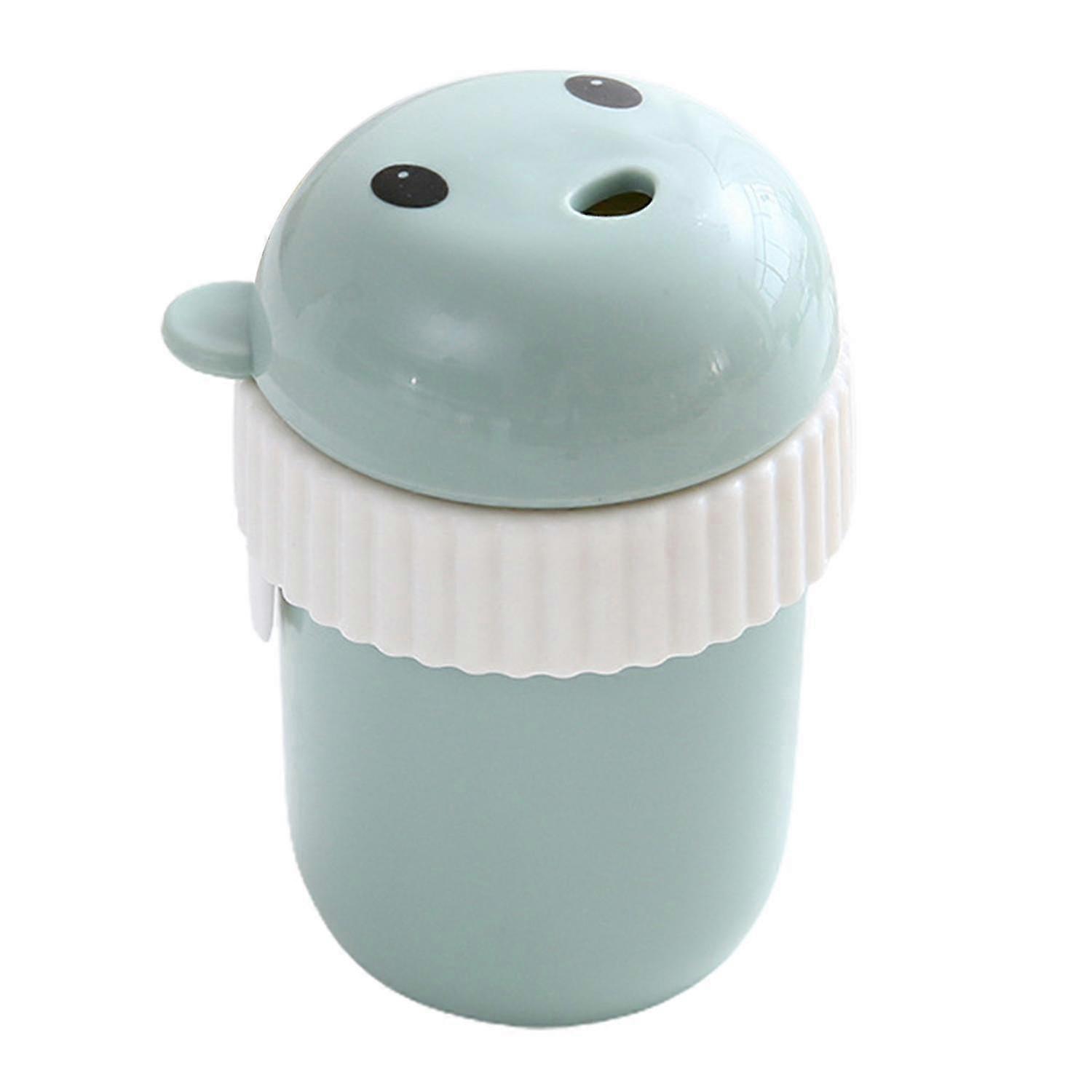 Toothpick Box Cartoon Bear Pattern Rotating Cover PP Household Toothpick Bottle for Kitchen