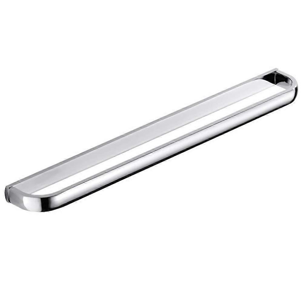 Towel Rack Wall Mounted Chrome Plated Copper Rustproof Bathroom Towel Rail Large Capacity Shelf