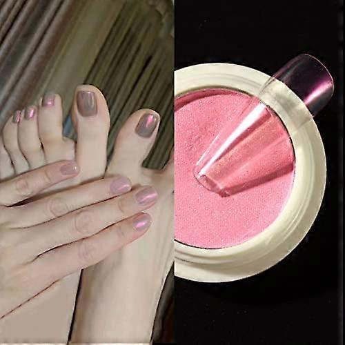 Multichrome Mermaid Chrome Nail Powder Ultrafine Mirror Effect Iridescent Solid for Gel Nails