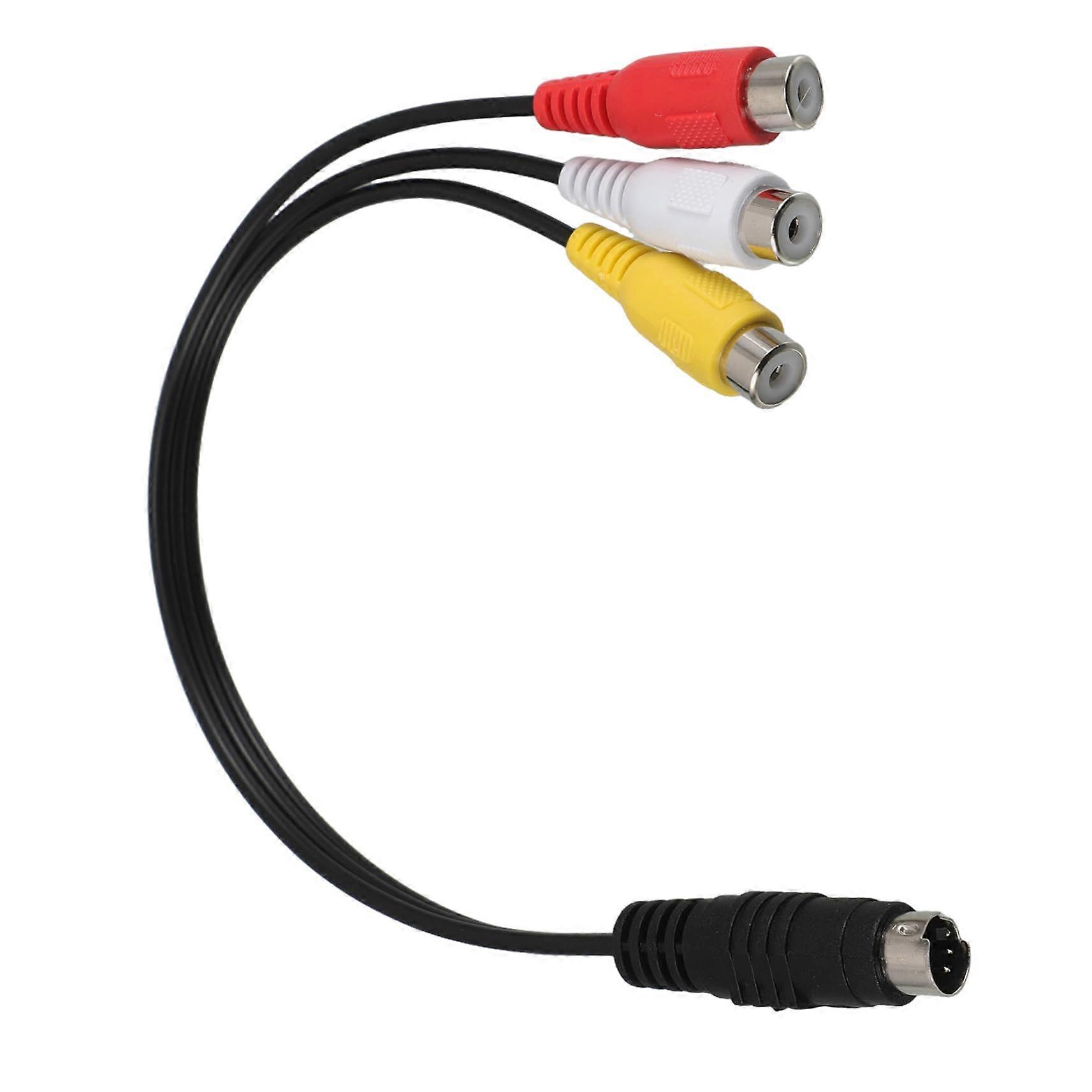 SVideo Adapter Cable with Universal Compatibility for TV and Projector, Definition Signal