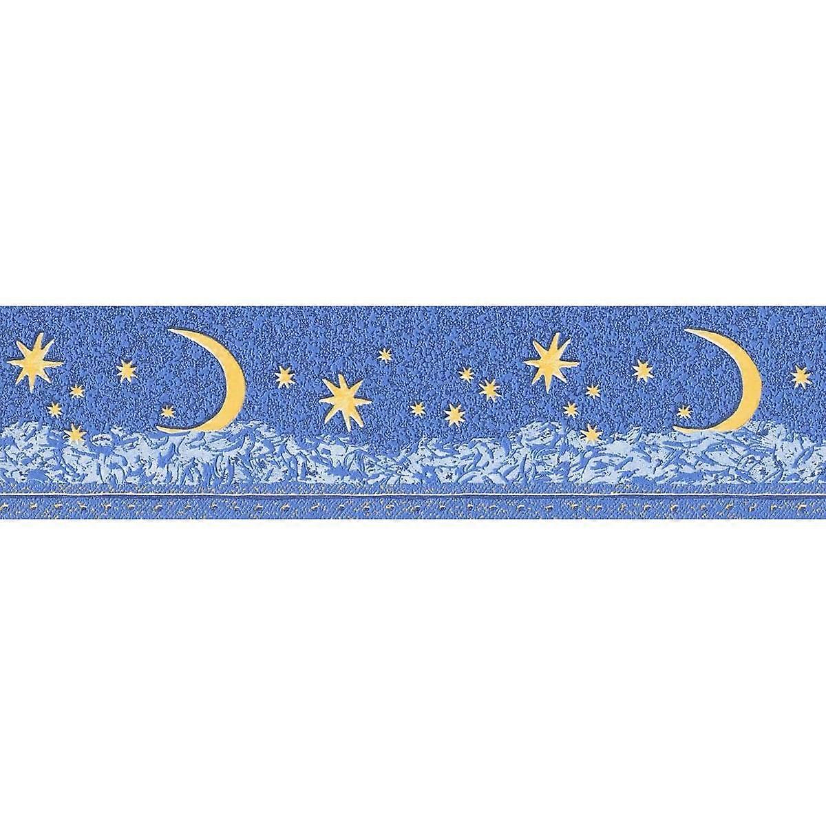Navy Night Sky Wallpaper Border