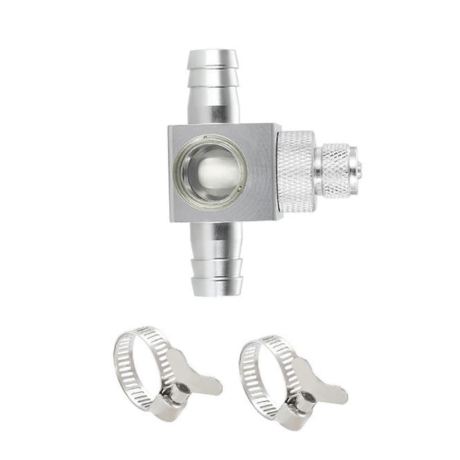 Aquarium External CO2 Diffuser Aluminum Atomizer with Bubble Counter for Planted Tanks 12mm 16mm