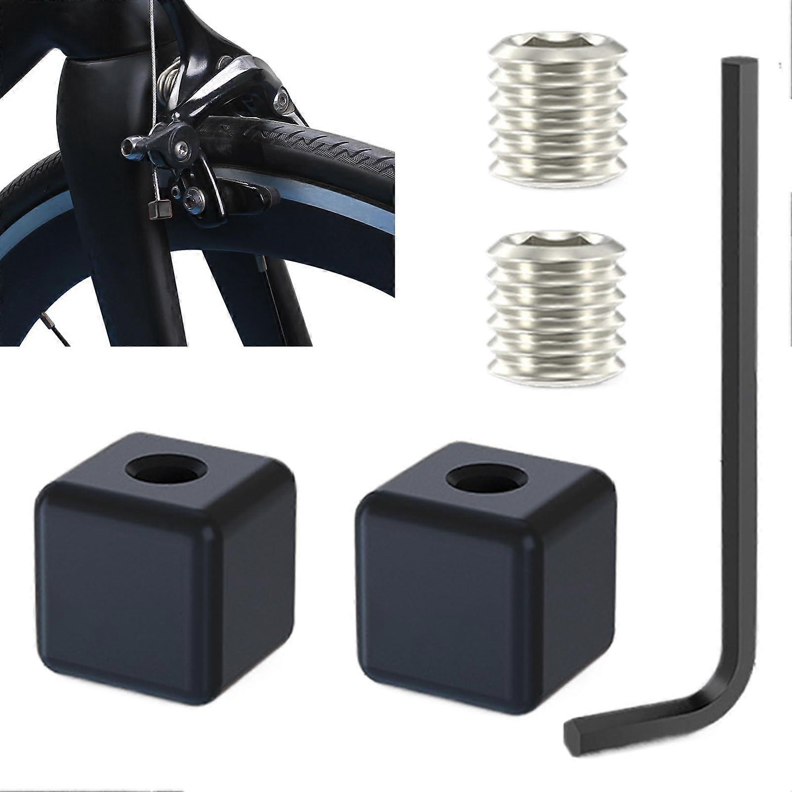 Aluminum Bike Cable End Caps with Cube Design, RustResistant Brake and Shift Cable Ferrules